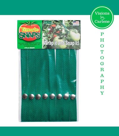 Tomato Snaps plant support straps in retail packaging