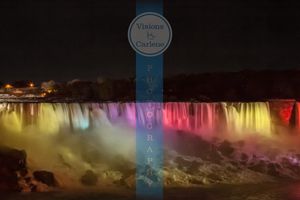 Landscape Niagara Falls at night